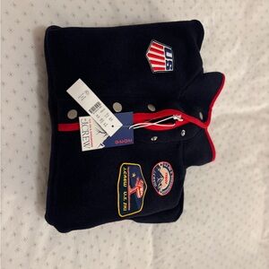 U.S. Ski & Snowboard by J.Crew warm-up fleece pullover XS, new with tags
